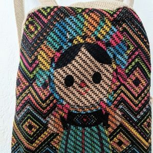 Handmade in Mexico  colorful mini backpack
